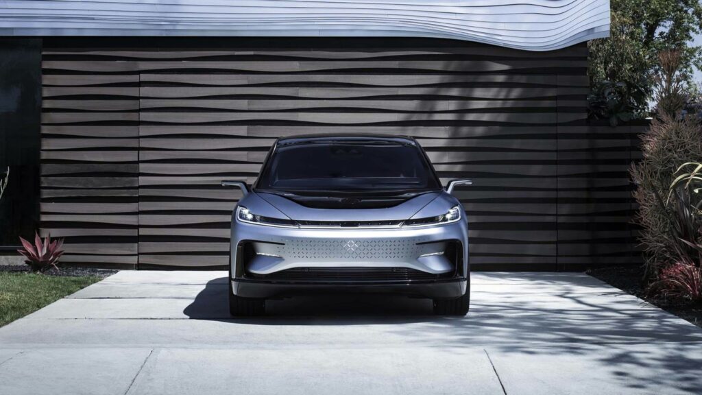 exclusieve elektrische Faraday Future FF 91 in productie 