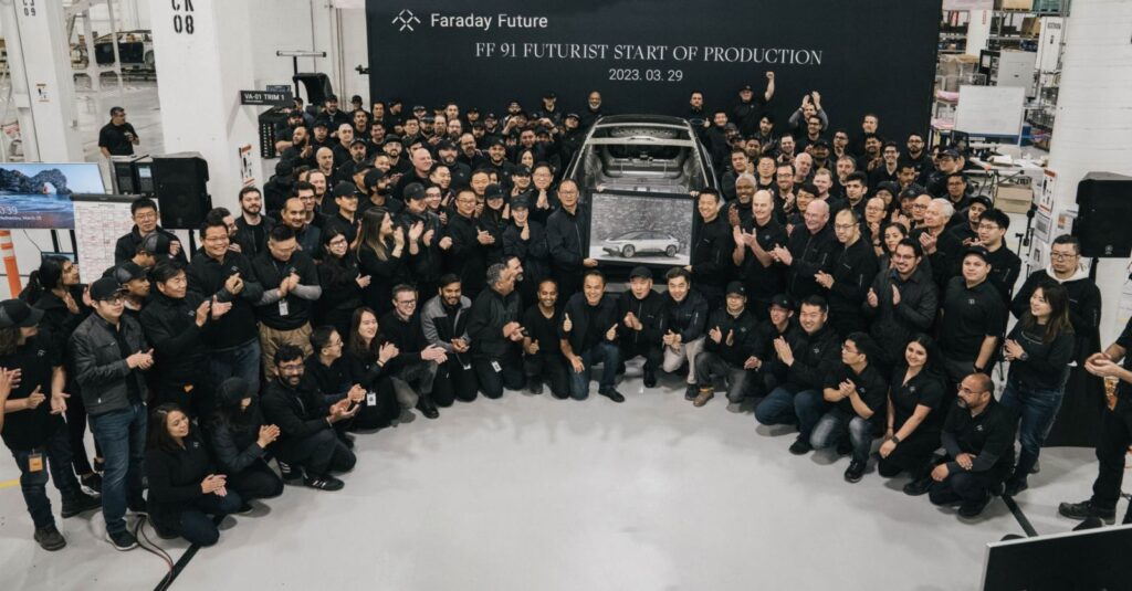 Productie Faraday Future FF 91 gestart