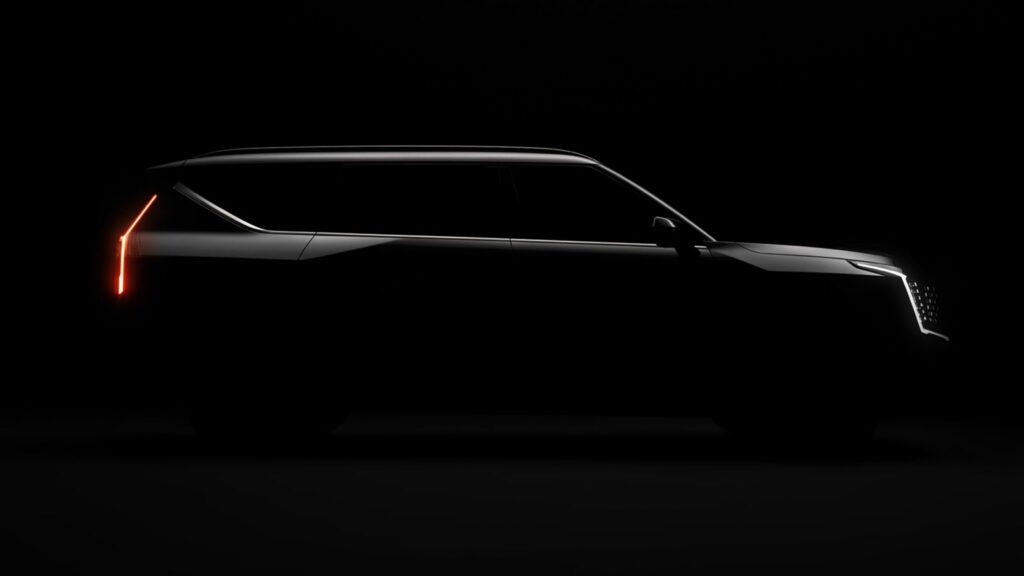 Kia EV9 teaser