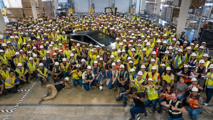 productie Tesla Cybertruck is gestart